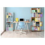 Fascikl klapa s gumicom karton A4 Aquarel Exacompta 55533E pastelno zelena - Slika 3