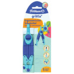 Šestar školski+mine+šiljilo za mine Pelikan Griffix 700818 (400191577) plavi blister