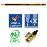 Olovka grafitna HB Noris pk3+gumica+šiljilo gratis Staedtler 120 SBK3P1 blister - Slika 4