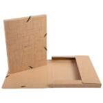 Mapa s gumicom hrbat-25 mm A4 karton reciklirani 600g Eterneco Exacompta 59247E sortirano - Slika 2