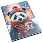 Teka tvrdi uvez A6 karo  96L 60g Educa - Slika 2