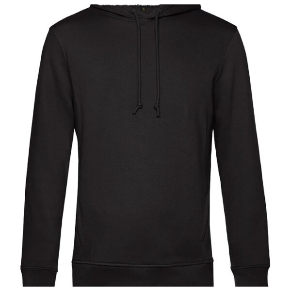 Majica dugi rukavi B&C Inspire Hooded 280g crna 3XL