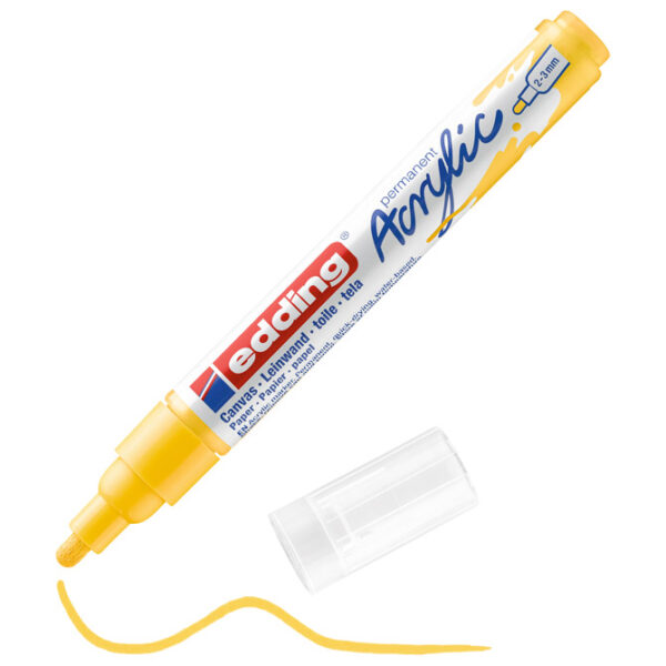 Marker akrilni 2-3 mm Edding 5100905 žuti