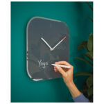 Sat zidni 30x30 cm Cosy Leitz 90170089 tamnosivi - Slika 5