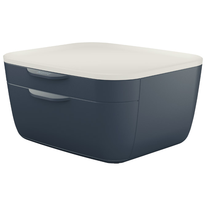 000046896 Kutija s 2 ladice Cosy Leitz 53570089 tamnosiva/bijela - Slika 1