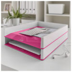 Ladica za spise Wow Leitz 53611023 bijelo-roza - Slika 4