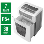Uništavač dokumentacije   7 listova IQ Office Pro Leitz 80040000 bijelo/sivi - Slika 5