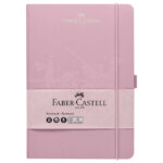Notes 14,5x21 cm karo 96L 100g s gumicom Faber-Castell 110 027 826 rozi