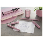 Notes 14,5x21 cm karo 96L 100g s gumicom Faber-Castell 110 027 826 rozi - Slika 4