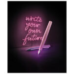 Garnitura olovka kemijska+nalivpero Grip 2010 Harmony u met.kutiji Faber Castell 201528 roza - Slika 3