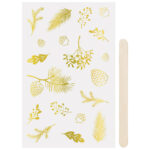 Naljepnice ukrasne Grančice Heyda 20-37809 44 zlatne blister - Slika 2