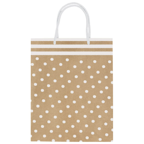 Vrećice ukrasne 30x40x12 cm bijele točke Rex-Saul Sadoch SDE41-053D!!