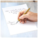 Olovka kemijska metalna Triplus Staedtler 444 M11-3 zlatna - Slika 3