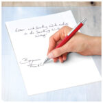 Olovka kemijska metalna Triplus Staedtler 444 M02-3 crvena - Slika 3