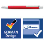 Olovka kemijska metalna Triplus Staedtler 444 M02-3 crvena - Slika 4