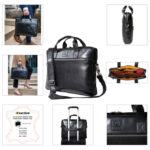 Torba poslovna za notebook 15,6" kožna Exactive Exacompta 17437E crna - Slika 14