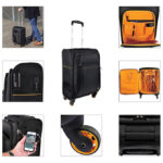 Torba-kofer za notebook s kotačićima 15,6" Exactive Exacompta 18934E crna - Slika 20