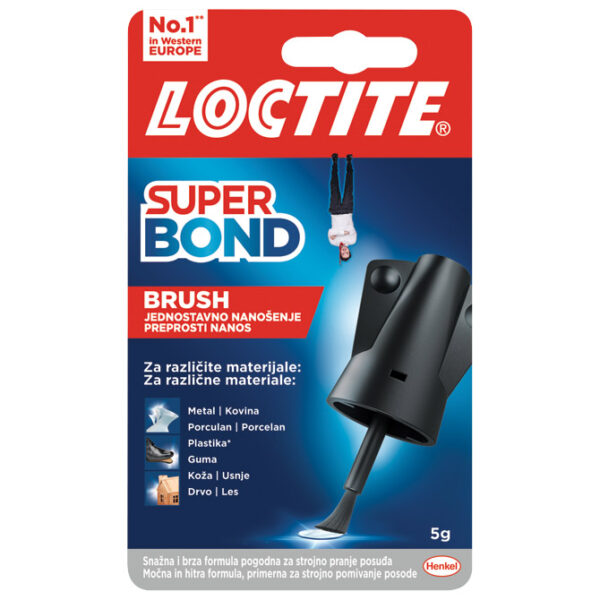 Ljepilo trenutačno  5g s četkicom Loctite Super Bond Brush 5G Henkel 2956781 blister