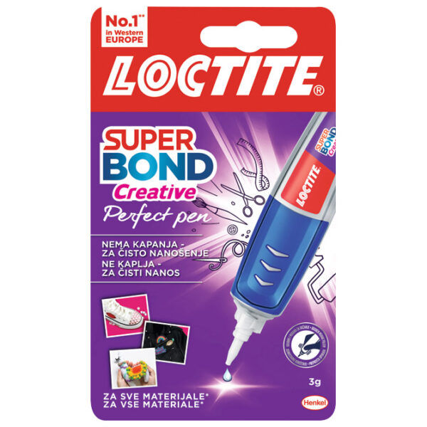 Ljepilo trenutačno  3g Loctite Super Bond Creative Henkel 2734575/2973180 blister