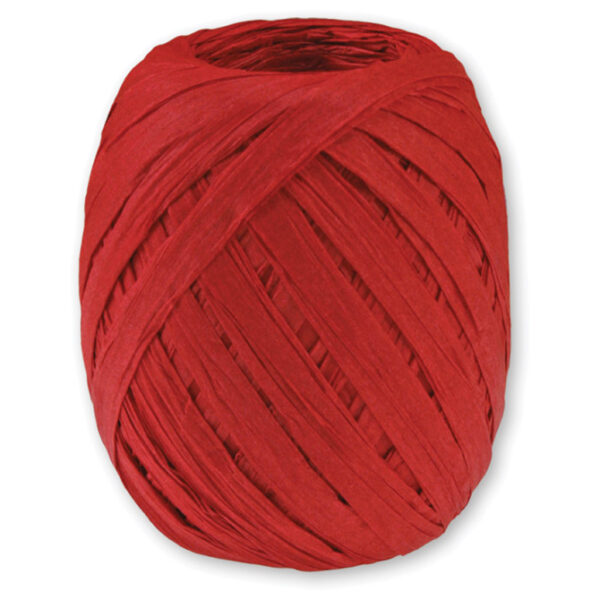 Vrpca ukrasna 10 mmx30m rafija Prasent 437-609 crvena