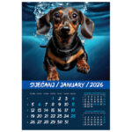 Kalendar "Kućni ljubimci 2026" 13 listova, spirala - Slika 2