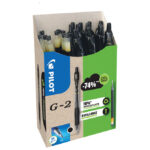 Set roler gel grip 0,7 mm G2 pk12 Pilot + refili pk12 gratis crni!! - Slika 2