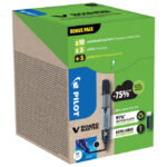 Set marker za bijelu ploču 2,3 mm V Board Master Begreen pk10 Pilot + refili (5+5 gratis) crni