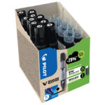 Set marker za bijelu ploču 2,3 mm V Board Master Begreen pk10 Pilot + refili (5+5 gratis) crni - Slika 2