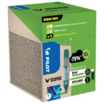 Set marker za bijelu ploču 2,3 mm V Board Master Begreen pk10 Pilot + refili (5+5 gratis) zeleni