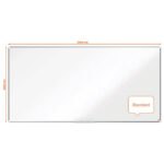 Ploča magnetna 240x120 cm aluminijski okvir Premium Plus Steel Nobo 1915151 bijela - Slika 3