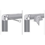 Ploča magnetna 240x120 cm aluminijski okvir Premium Plus Steel Nobo 1915151 bijela - Slika 5