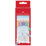 Boje drvene  10boja pastel Faber-Castell 111211 blister