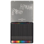 Boje drvene  24boje metalna kutija Black Edition Faber-Castell 116425 - Slika 10