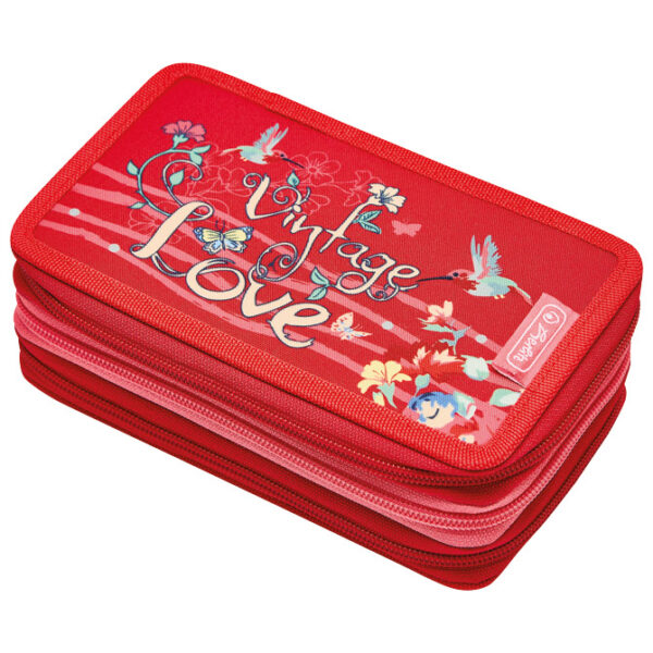 Pernica puna 3zipa Vintage Love Herlitz 50038763!!