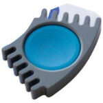 Boja vodena fi 24 mm 12boja+bijela tempera Connector Faber-Castell 125003 tirkizna kutija - Slika 7