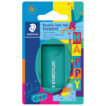 Šiljilo metalno s pvc kutijom 2rupe Happy Staedtler 512PS2BKHA blister!! - Slika 4