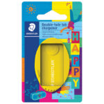 Šiljilo metalno s pvc kutijom 2rupe Happy Staedtler 512PS2BKHA blister!! - Slika 5