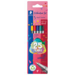 Flomaster fineliner 0,3 mm pk4+1 gratis Triplus 25 years Staedtler 334 BK5 TA blister!!