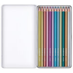 Boje drvene  12boja metalna kutija Metallic Design Journey Staedtler 146M M12 blister!!