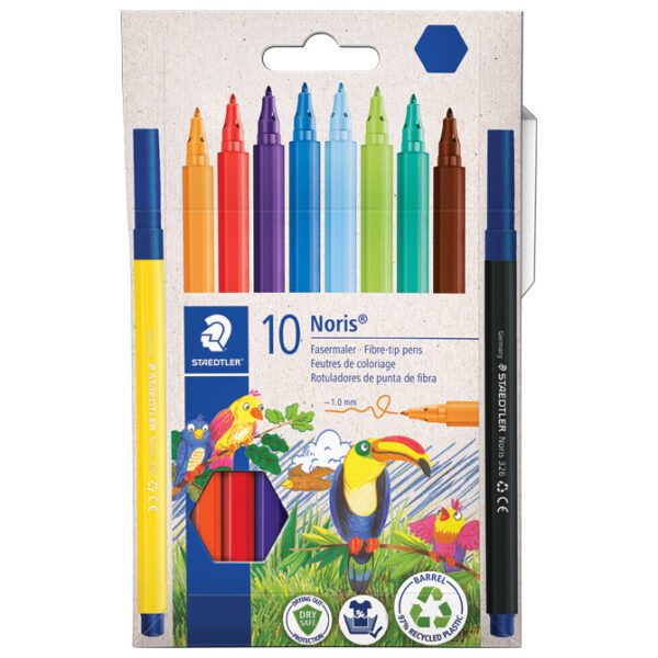 Flomaster školski  10boja Noris Staedtler 326 C10