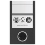 Registrator A4 široki samostojeći CO2 neutral Vivida Esselte 627569 crni!! - Slika 3