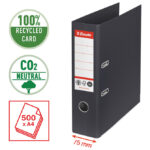 Registrator A4 široki samostojeći CO2 neutral Vivida Esselte 627569 crni!! - Slika 4