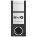 Registrator A4 uski samostojeći CO2 neutral Vivida Esselte 627576 crni!! - Slika 3