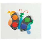 Boja vodena fi 24 mm 12boja+bijela tempera Connector Faber-Castell 125030 crvena kutija - Slika 4