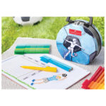 Flomaster školski  33boje u metalnoj kutiji Connector Soccer Faber-Castell 155538 - Slika 4