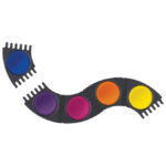 Boja vodena fi 24 mm 24boje+bijela tempera Connector Faber-Castell 125031 - Slika 3