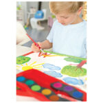 Boja vodena fi 24 mm 24boje+bijela tempera Connector Faber-Castell 125031 - Slika 5