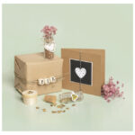 Naljepnice ukrasne Srca Heyda 20-37809 60 zlatne blister - Slika 3