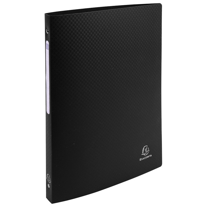 000049996 Mapa uložna 4ringa-fi15 mm A4 pp Opaque Exacompta 51191E crna - Slika 1