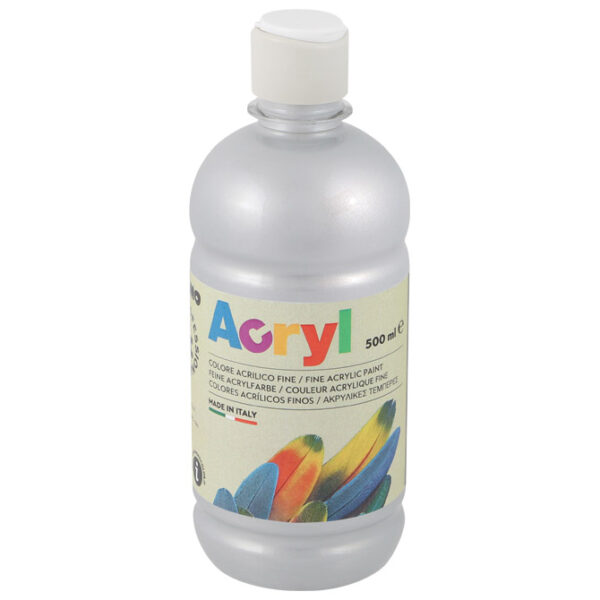 Boja akrilna 500ml Primo 4003TA500910 srebrna